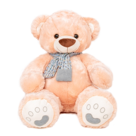 Slika Plišana igračka Medvjedić sa šalom 52 cm - Blue Amek 