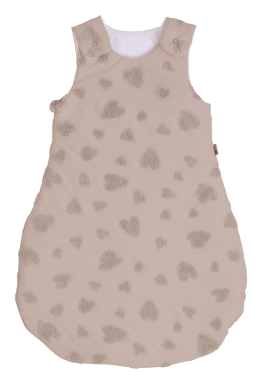 Slika Vreća za spavanje - zimska beige 50/56/62/68 0-6 mj srca beige 87400 BUBABA BY FREEON 