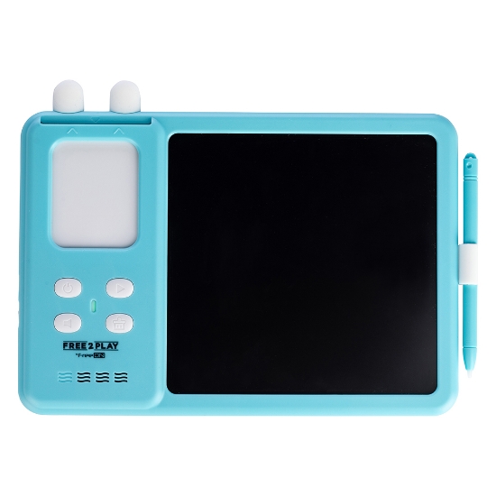 Slika FREE 2 PLAY_HR interaktivni LCD tablet s karticama 2u1, plavi 86953