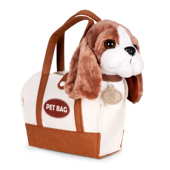 Slika Plišani Bigl u torbi s četkom za njegu 3 god +