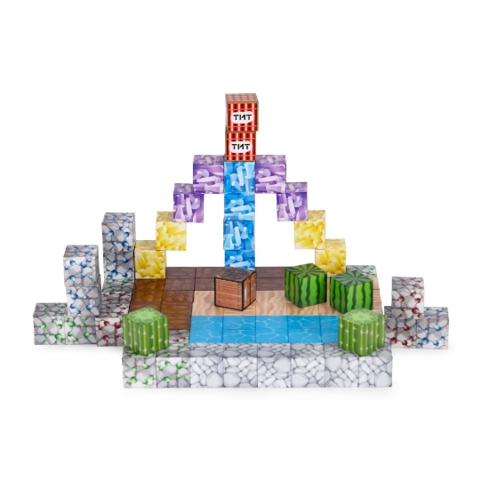 Slika Magnetni set građevinski blokovi Kamen - 88 dijelova