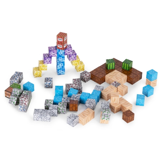 Slika Magnetni set građevinski blokovi Kamen - 88 dijelova