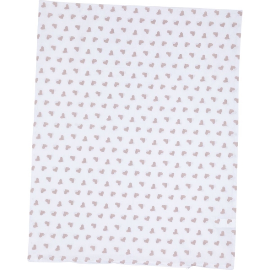 Slika Posteljina za kolijevku/košaru srca bež 87158 BUBABA BY FREEON 