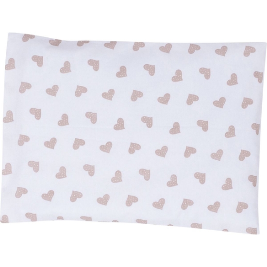Slika Posteljina za kolijevku/košaru srca bež 87158 BUBABA BY FREEON 