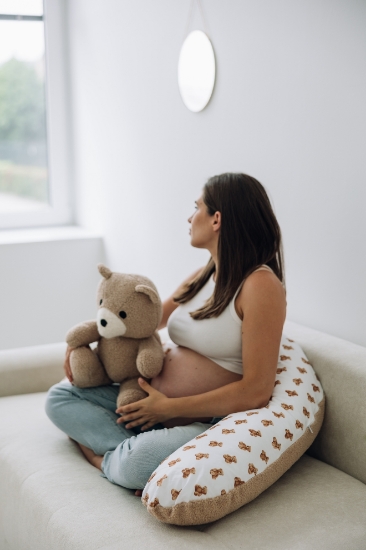 Slika Jastuk za trudnicu i dojilju medvjedići beige 87196 BUBABA BY FREEON 