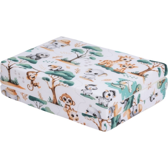 Slika Madrac za prijenosni krevetić sklopivi 120x60 cm safari carstvo 87172 BUBABA BY FREEON