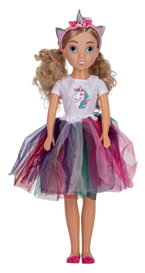 Slika Lutka Jednorog s kosom i dodacima,80 cm BD2001I DIMIAN 