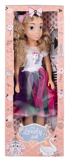 Slika Lutka Jednorog s kosom i dodacima,80 cm BD2001I DIMIAN 