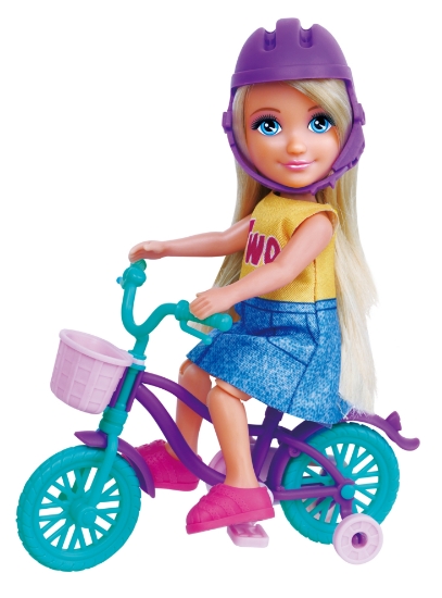 Slika Mala lutka na biciklu 7225456 MASEN TOYS 