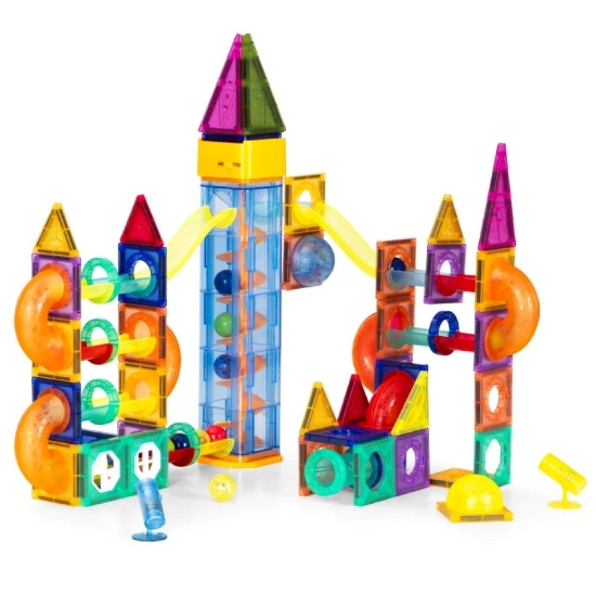 Slika Magnetni set građevinski blokovi, Marble Run - 134 dijelova