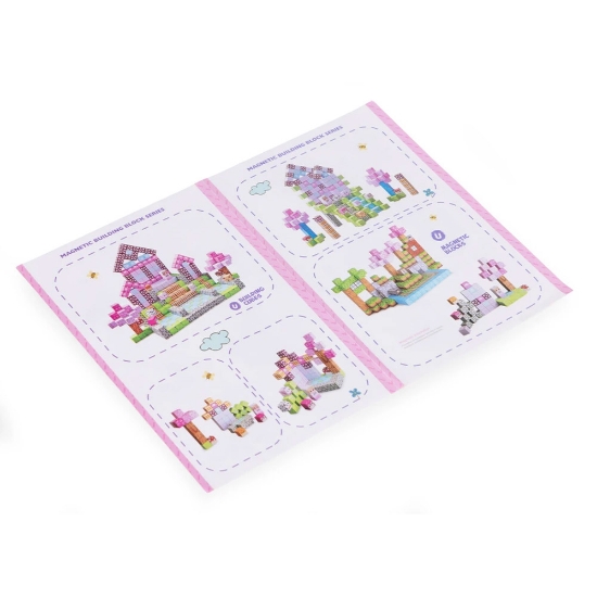 Slika Magnetni set građevinski blokovi Ljubimci - 113 dijelova