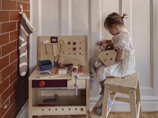 Slika Dječji radni stol i kovčeg sa alatom - Kid's Concept