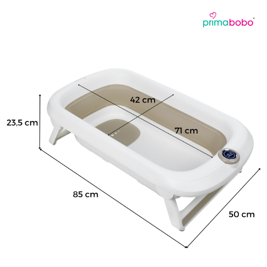 Slika Sklopiva kadica LUX sa termometrom