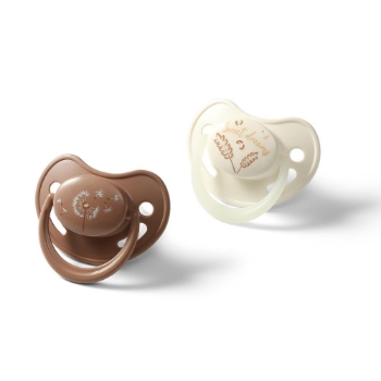 Slika Anatomska slikonska duda GLOW 18 mj+, 2 kom BabyOno 