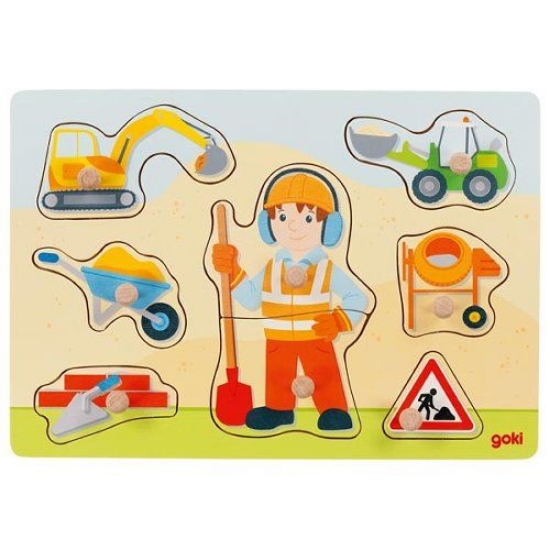 Slika Lift-out Puzzle Radnik 57406 Goki 