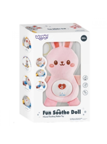 Slika Plišana igračka s glazbom Rabbit- pink Chipolino 