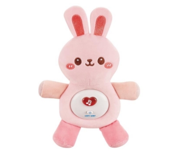 Slika Plišana igračka s glazbom Rabbit- pink Chipolino 
