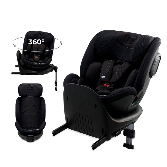 Slika Autosjedalica XRIDER 2 i-Size 0-36 kg (40-150 cm) 360, crna Kinderkraft 