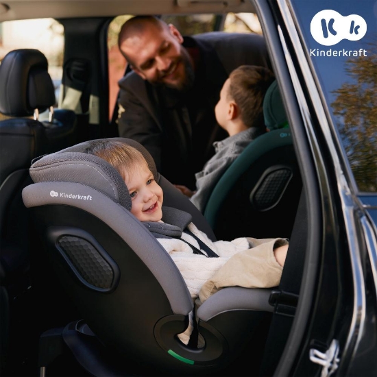 Slika Autosjedalica XRIDER 2 i-Size 0-36 kg (40-150 cm) 360, crna Kinderkraft 