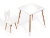 Slika Rastući dječji set – stol i stolica s ušima 