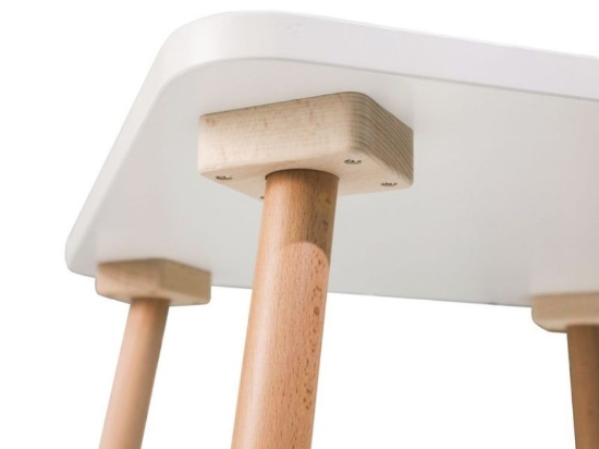 Slika Rastući dječji set – stol i stolica s ušima 