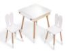 Slika Rastući dječji set – stol za crtanje i 2 stolice s ušima
