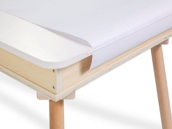 Slika Rastući dječji set – stol za crtanje i 2 stolice s ušima