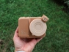 Slika Kids camera with print Bear - brown
