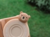 Slika Kids camera with print Bear - brown