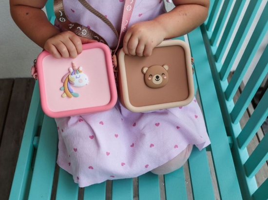 Slika Silikonska futrola za kameru Medvjedić – smeđa