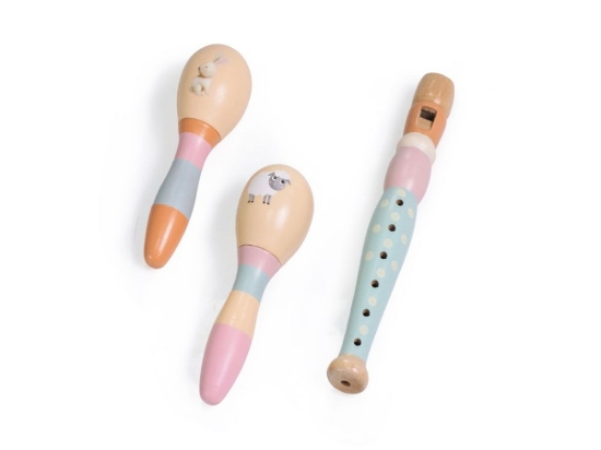Slika Set glazbenih instrumenata za djecu – životinje