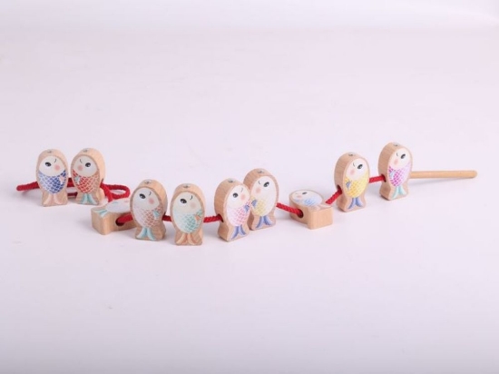 Slika Wooden jigsaw - numbers and shapes