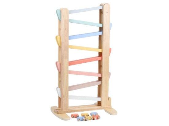 Slika Drvena trkaća staza s automobilima XXL