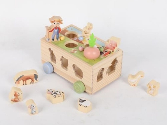 Slika Višenamjenska drvena mobilna farma – Životinje