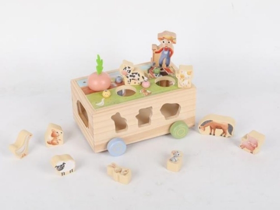 Slika Višenamjenska drvena mobilna farma – Životinje