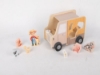 Slika Drveni automobil 2 u 1 sa životinjama – Jeep + slagalica