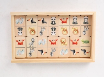 Slika Drvene domine – Životinje iz zoološkog vrta