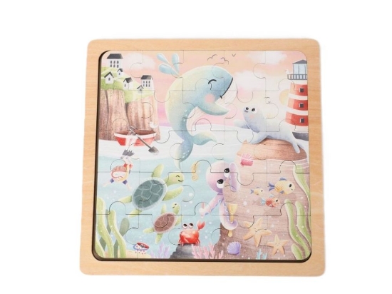 Slika Drvena slagalica – Morski svijet