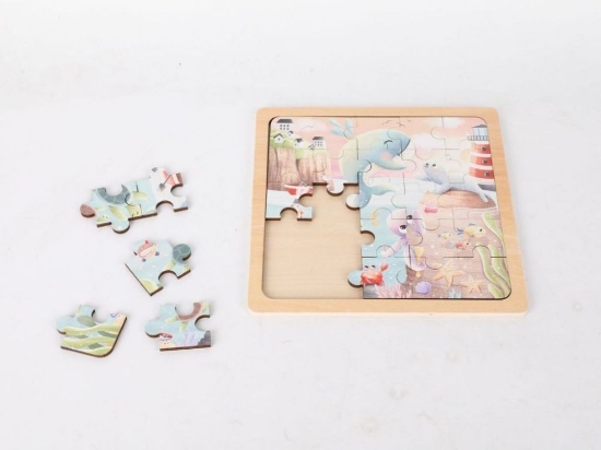 Slika Drvena slagalica – Morski svijet