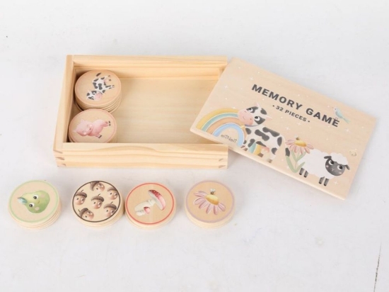 Slika Drvena memory igra – Životinje