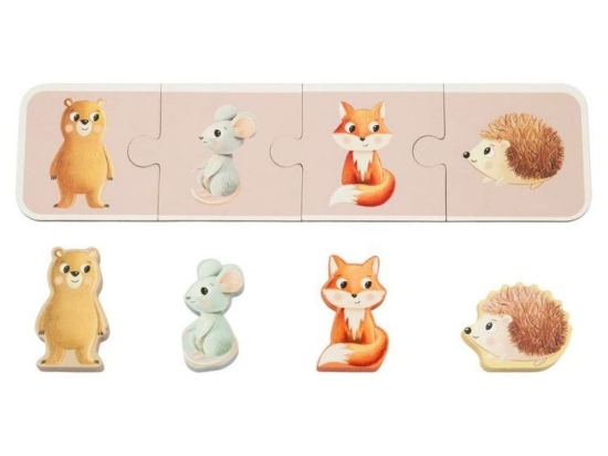 Slika Feel and find in the bucket - forest animals