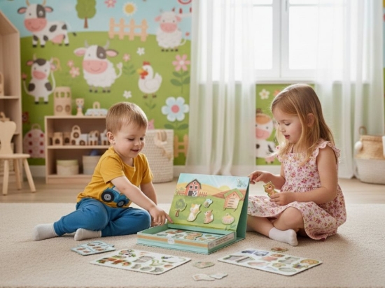 Slika Magnetska igra 2u1 – Farma