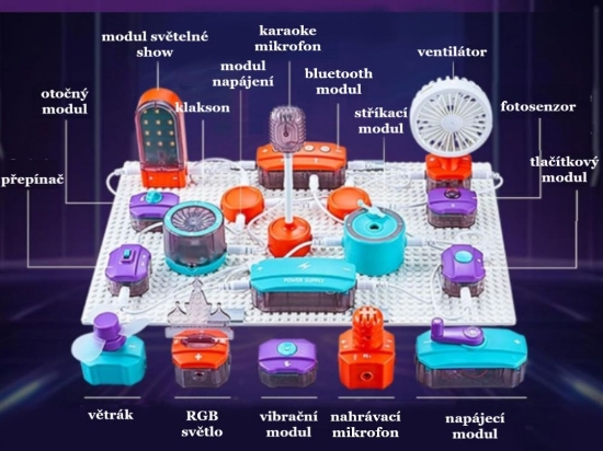 Slika Set za izradu električnih strujnih krugova – 150 eksperimenata