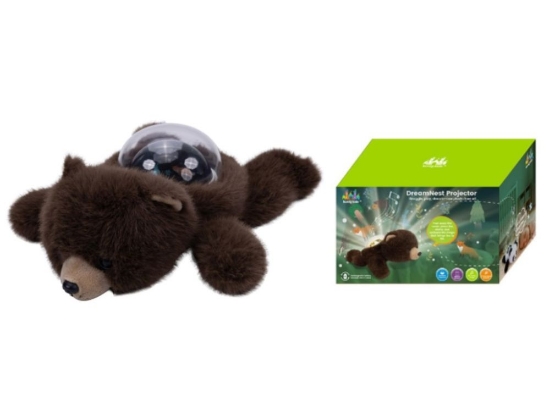Slika Plišani medvjedić s projektorom uspavanki
