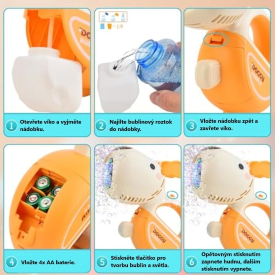 Slika Automatski aparat za mjehuriće – pas