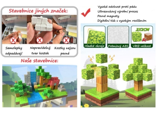 Slika Magnetski građevni blokovi – Seoska kuća (Village House), 128 dijelova