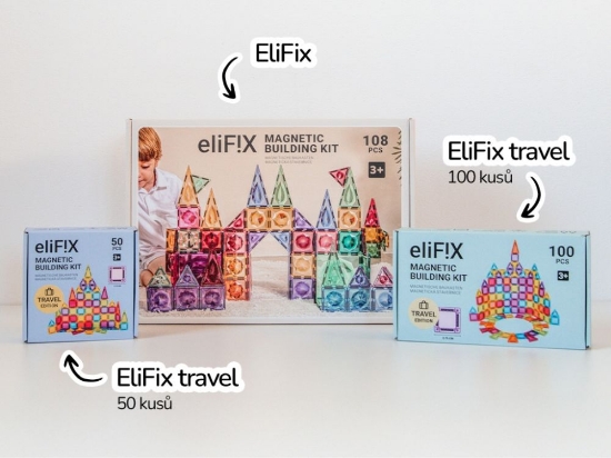 Slika EliFix Travel Magnetic Kit - 100 pieces