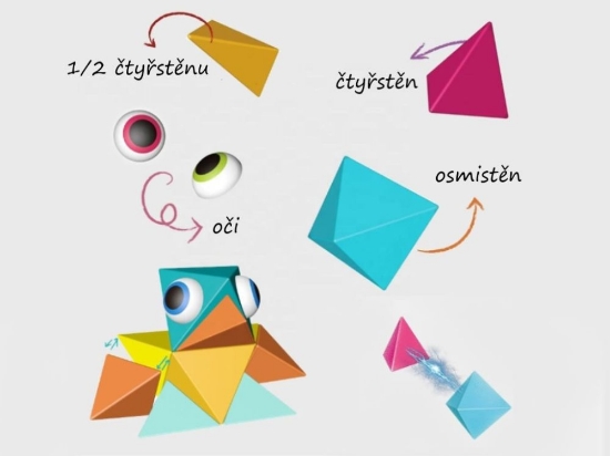 Slika Magnetski set Origami – 38 dijelova