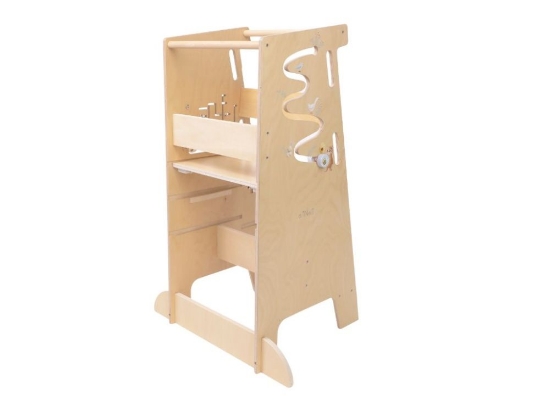 Slika Rastući toranj za učenje 5u1 PRO 90 cm – životinjski motivi