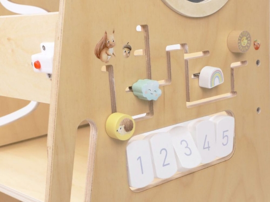 Slika Rastući toranj za učenje 5u1 PRO 90 cm – životinjski motivi